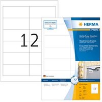 480 HERMA wetterfeste Folienetiketten 4597 weiß 97,0 x 42,3 mm von Herma