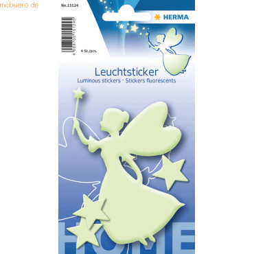 5 x HERMA Leuchtsticker Fee 1 Blatt von Herma