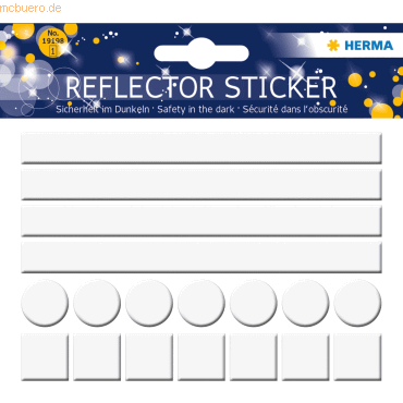 5 x HERMA Reflektorsticker Neutral 5 x HERMA Reflektorsticker Neutral von Herma