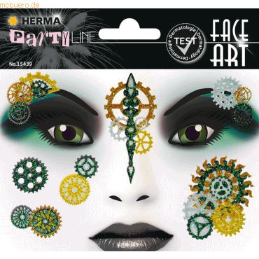 5 x Herma Sticker Face Art Steampunk Marie 5 x Herma Sticker Face Art Steampunk Marie von Herma
