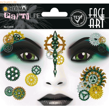 Herma Sticker Face Art Steampunk Marie von Herma
