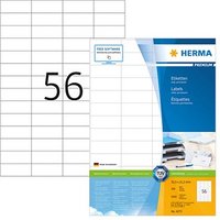 5.600 HERMA Etiketten 4273 weiß 52,5 x 21,2 mm von Herma