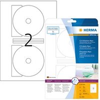 50 HERMA CD-Etiketten 4850 weiß von Herma