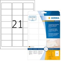 525 HERMA Folienetiketten 8017 transparent 63,5 x 38,1 mm 525 HERMA Folienetiketten 8017 transparent 63,5 x 38,1 mm von Herma