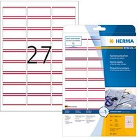 540 HERMA Namensetiketten 4512 weiß 63,5 x 29,6 mm 540 HERMA Namensetiketten 4512 weiß 63,5 x 29,6 mm von Herma