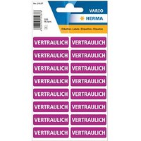 HERMA Hinweisetiketten 15037 Vertraulich 40,0 x 12,5 mm von Herma