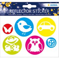 HERMA reflektierende Aufkleber Kreise mit Bild, 6 Etikett HERMA reflektierende Aufkleber Kreise mit Bild, 6 Etikett von Herma