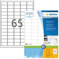 6.500 HERMA Adressetiketten 4254 weiß 38,1 x 21,2 mm 6.500 HERMA Adressetiketten 4254 weiß 38,1 x 21,2 mm von Herma