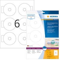 60 HERMA CD-Etiketten 8619 weiß 60 HERMA CD-Etiketten 8619 weiß von Herma