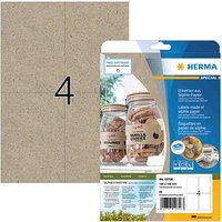 80 HERMA Etiketten braun 105,0 x 148,0 mm von Herma