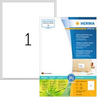 80 HERMA Etiketten weiß 199,6 x 289,1 mm von Herma