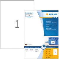 80 HERMA Etiketten weiß 210,0 x 297,0 mm 80 HERMA Etiketten weiß 210,0 x 297,0 mm von Herma