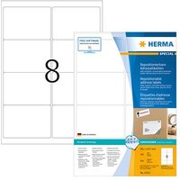 800 HERMA Etiketten 10312 weiß 99,1 x 67,7 mm von Herma