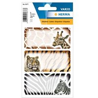 HERMA Schuletiketten 5877 Afrikanische Tiere, 9 Etiketten von Herma