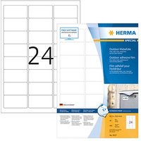 960 HERMA Folien-Kraftklebe-Etiketten 9537 weiß 63,5 x 33,9 mm von Herma