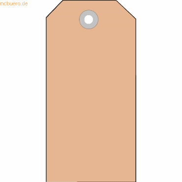 HERMA Anhängezettel 45x90mm mit Kunststofföse VE=1000 Stück HERMA Anhängezettel 45x90mm mit Kunststofföse VE=1000 Stück von Herma