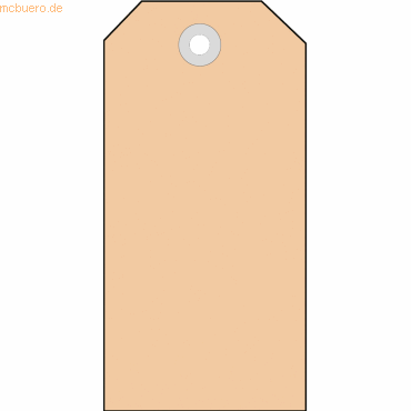 HERMA Anhängezettel 48x95mm mit Pappöse VE=1000 Stück HERMA Anhängezettel 48x95mm mit Pappöse VE=1000 Stück von Herma