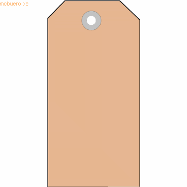 HERMA Anhängezettel 60x113mm mit Kunststofföse VE=1000 Stück HERMA Anhängezettel 60x113mm mit Kunststofföse VE=1000 Stück von Herma