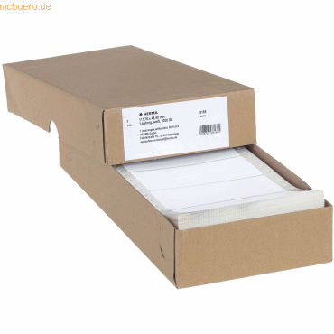 HERMA Computeretiketten endlos 111,76x48,4mm 1-bahnig VE=2000 Stück HERMA Computeretiketten endlos 111,76x48,4mm 1-bahnig VE=2000 Stück von Herma