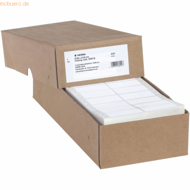 HERMA Computeretiketten endlos 50,8x23,0mm 2-bahnig VE=12000 Stück HERMA Computeretiketten endlos 50,8x23,0mm 2-bahnig VE=12000 Stück von Herma