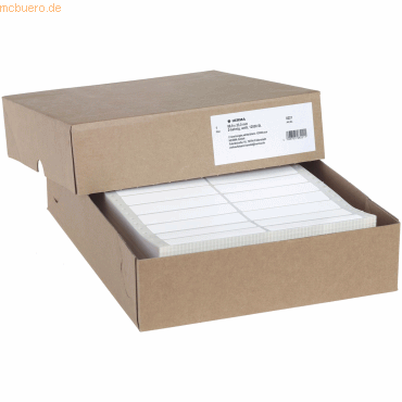 HERMA Computeretiketten endlos 88,9x23,0mm 2-bahnig VE=12000 Stück HERMA Computeretiketten endlos 88,9x23,0mm 2-bahnig VE=12000 Stück von Herma