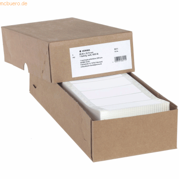 HERMA Computeretiketten endlos 88,9x35,7mm 1-bahnig VE=4000 Stück HERMA Computeretiketten endlos 88,9x35,7mm 1-bahnig VE=4000 Stück von Herma