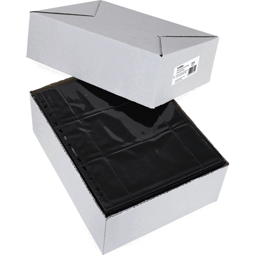 HERMA Fotoeinlageblatt A4 fotophan 9x13quer schwarz PP-Folie 250 Blatt von Herma