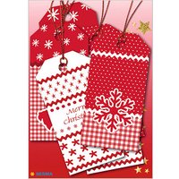 HERMA Geschenkanhänger rot/weiß White Christmas, 6 St. HERMA Geschenkanhänger rot/weiß White Christmas, 6 St. von Herma