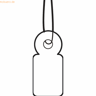 HERMA Hängeetiketten 10x22mm mit Faden weiß VE=1000 Stück HERMA Hängeetiketten 10x22mm mit Faden weiß VE=1000 Stück von Herma