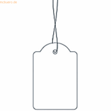 HERMA Hängeetiketten 18x28mm mit Faden weiß VE=1000 Stück HERMA Hängeetiketten 18x28mm mit Faden weiß VE=1000 Stück von Herma