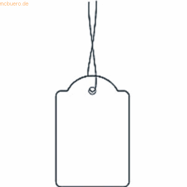 HERMA Hängeetiketten 32x50mm mit Faden weiß VE=1000 Stück HERMA Hängeetiketten 32x50mm mit Faden weiß VE=1000 Stück von Herma