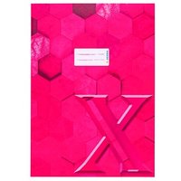 HERMA Heftumschlag X pink Papier A4 von Herma