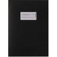 HERMA Heftumschlag glatt schwarz Papier DIN A5 von Herma