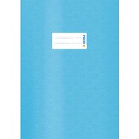 HERMA Heftumschlag mit Baststruktur hellblau Kunststoff DIN A4 von Herma