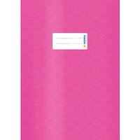 HERMA Heftumschlag mit Baststruktur pink Kunststoff DIN A4 von Herma