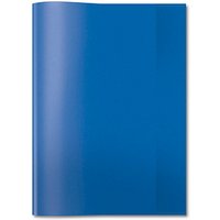 HERMA Heftumschlag transparent blau Kunststoff DIN A4 von Herma