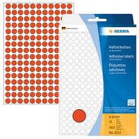 HERMA Klebepunkte 2212 rot Ø 8,0 mm, 5.632 St. HERMA Klebepunkte 2212 rot Ø 8,0 mm, 5.632 St. von Herma