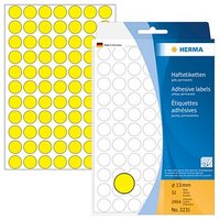 HERMA Klebepunkte 2231 gelb Ø 13,0 mm, 2.464 St. HERMA Klebepunkte 2231 gelb Ø 13,0 mm, 2.464 St. von Herma