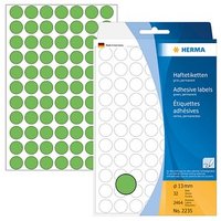HERMA Klebepunkte 2235 grün Ø 13,0 mm, 2.464 St. HERMA Klebepunkte 2235 grün Ø 13,0 mm, 2.464 St. von Herma