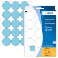 HERMA Klebepunkte 2273 blau Ø 32,0 mm, 480 St. HERMA Klebepunkte 2273 blau Ø 32,0 mm, 480 St. von Herma