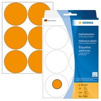 HERMA Klebepunkte 2284 leuchtorange Ø 50,0 mm, 144 St. HERMA Klebepunkte 2284 leuchtorange Ø 50,0 mm, 144 St. von Herma