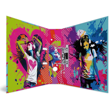 HERMA Motiv-Ordner A4 Music Girl HERMA Motiv-Ordner A4 Music Girl von Herma