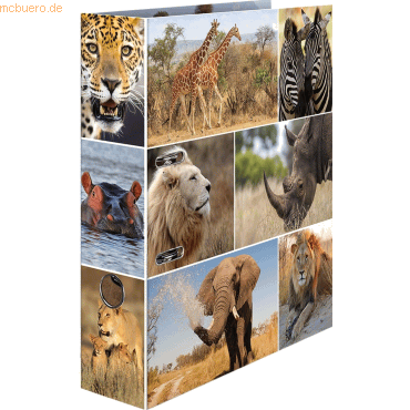 HERMA Motivordner A4 70mm Afrika Tiere von Herma