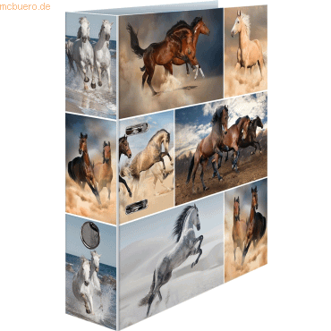 HERMA Motivordner A4 70mm Pferde von Herma