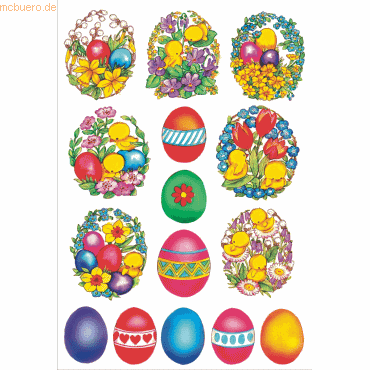 10 x HERMA Osteretikett Decor Blumen und Küken VE=45 Etiketten 10 x HERMA Osteretikett Decor Blumen und Küken VE=45 Etiketten von Herma