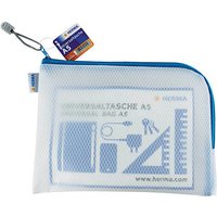 HERMA Reißverschlussbeutel transparent/blau, 1 St. HERMA Reißverschlussbeutel transparent/blau, 1 St. von Herma