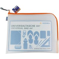 HERMA Reißverschlussbeutel transparent/orange, 1 St. HERMA Reißverschlussbeutel transparent/orange, 1 St. von Herma