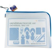 HERMA Reißverschlussbeutel transparent/blau, 1 St. HERMA Reißverschlussbeutel transparent/blau, 1 St. von Herma