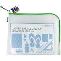 HERMA Reißverschlussbeutel transparent/grün, 1 St. HERMA Reißverschlussbeutel transparent/grün, 1 St. von Herma