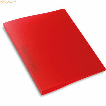 HERMA Ringbuch A4 2 Ringe 25mm transluzent rot von Herma